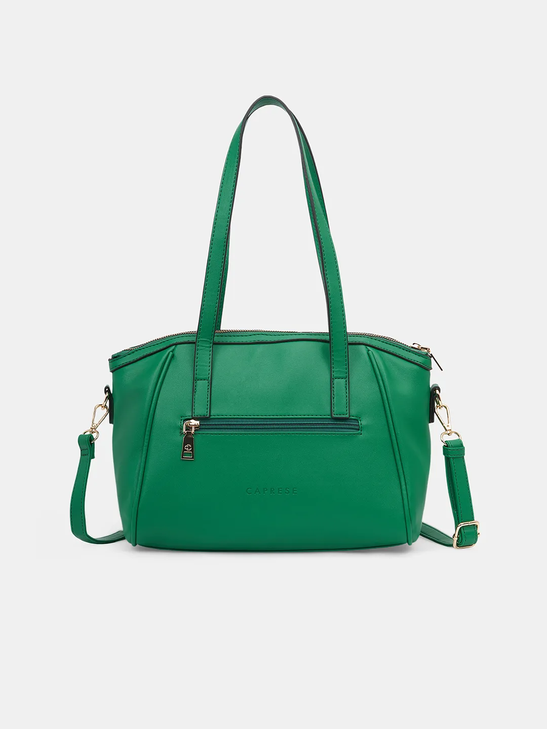 Caprese Nora Medium Green Satchel Bag - Image 5