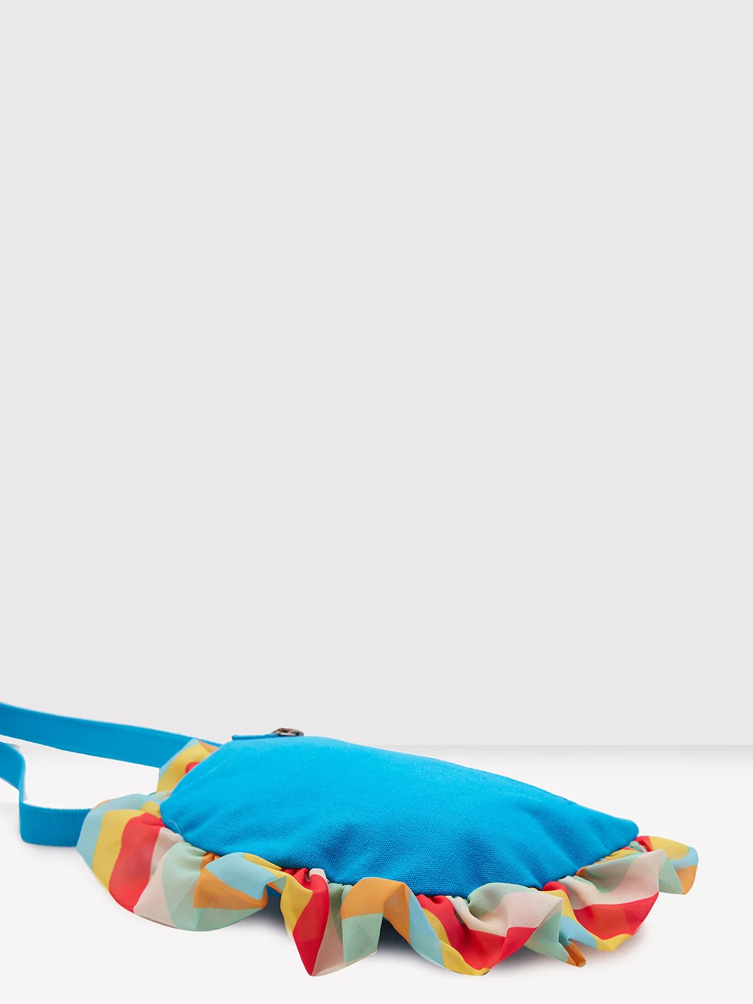 Caprese Oakley Medium Turquoise Sling Bag - Image 5