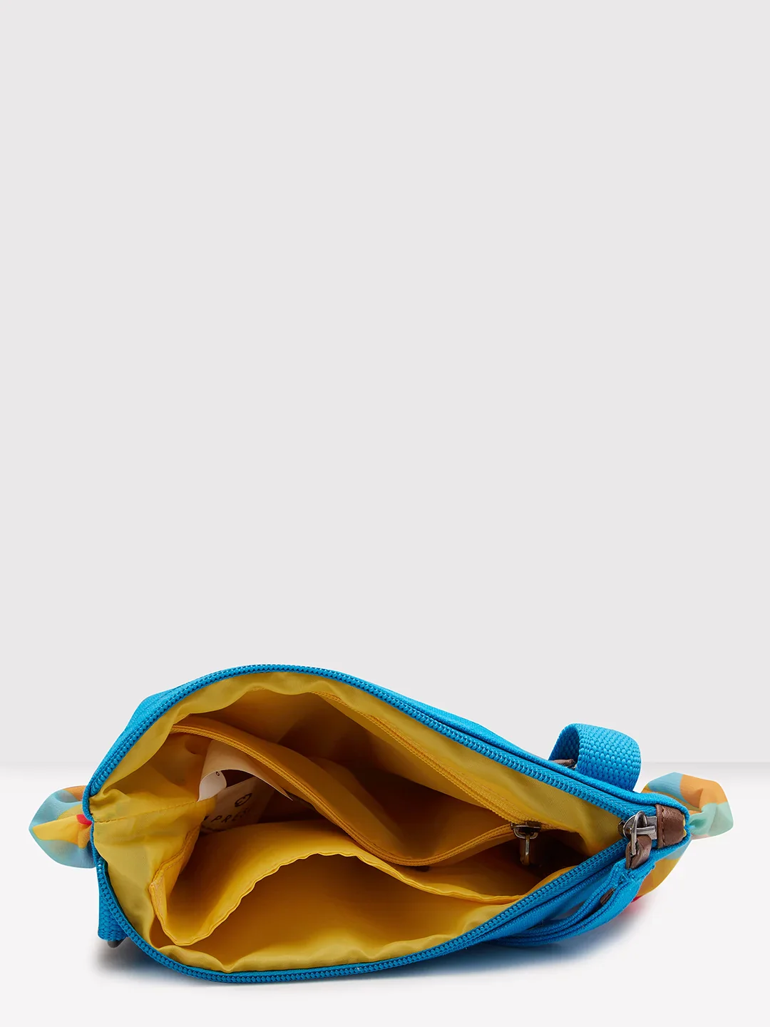 Caprese Oakley Medium Turquoise Sling Bag - Image 6