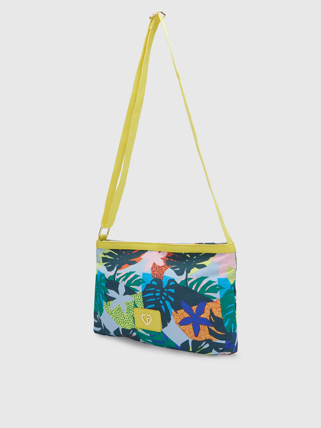 Caprese Octavia Large Blue Grey Sling Bag - Image 4