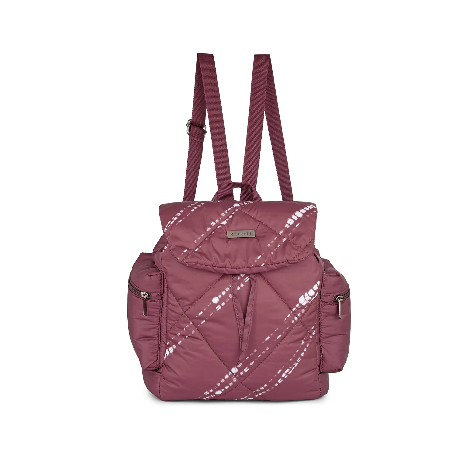 Caprese Olive Medium Maroon Backpack