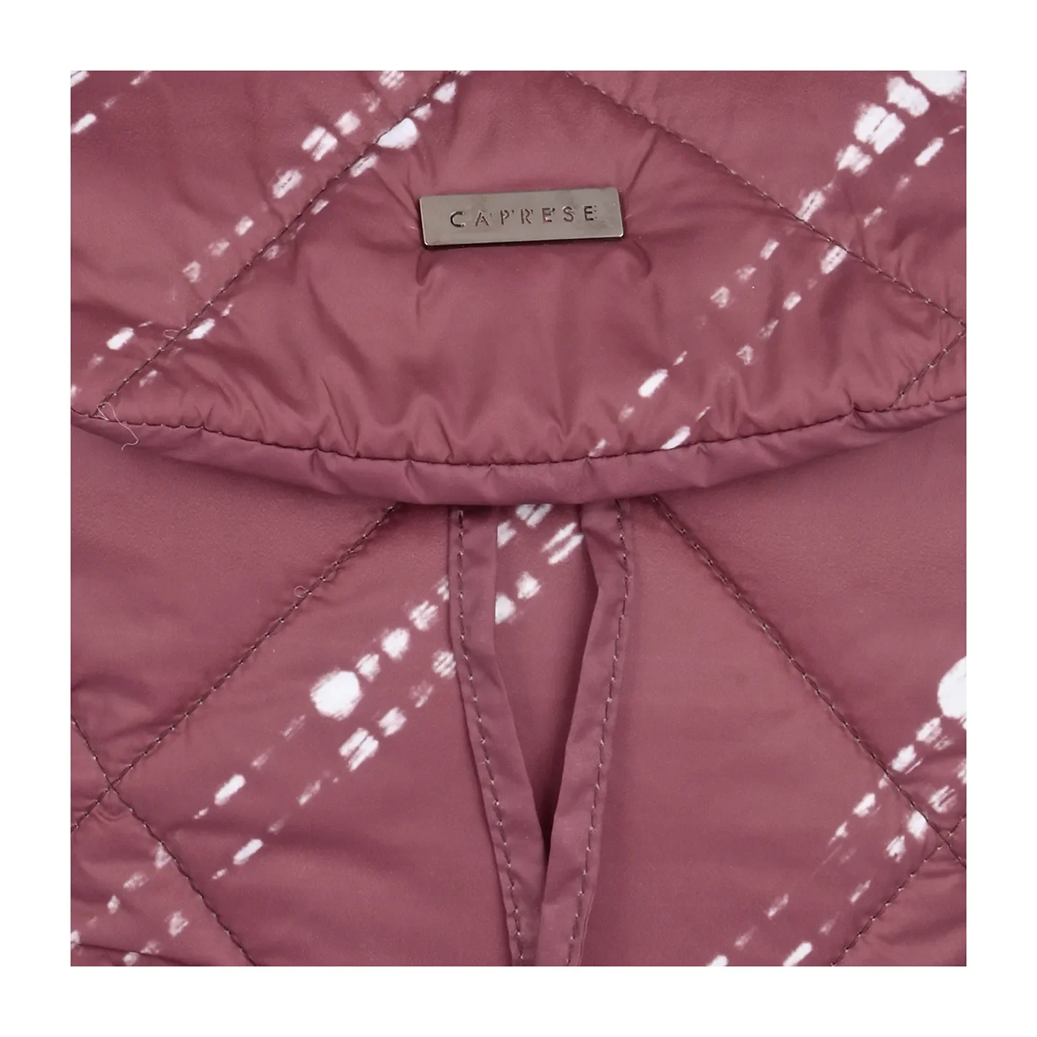 Caprese Olive Medium Maroon Backpack - Image 6