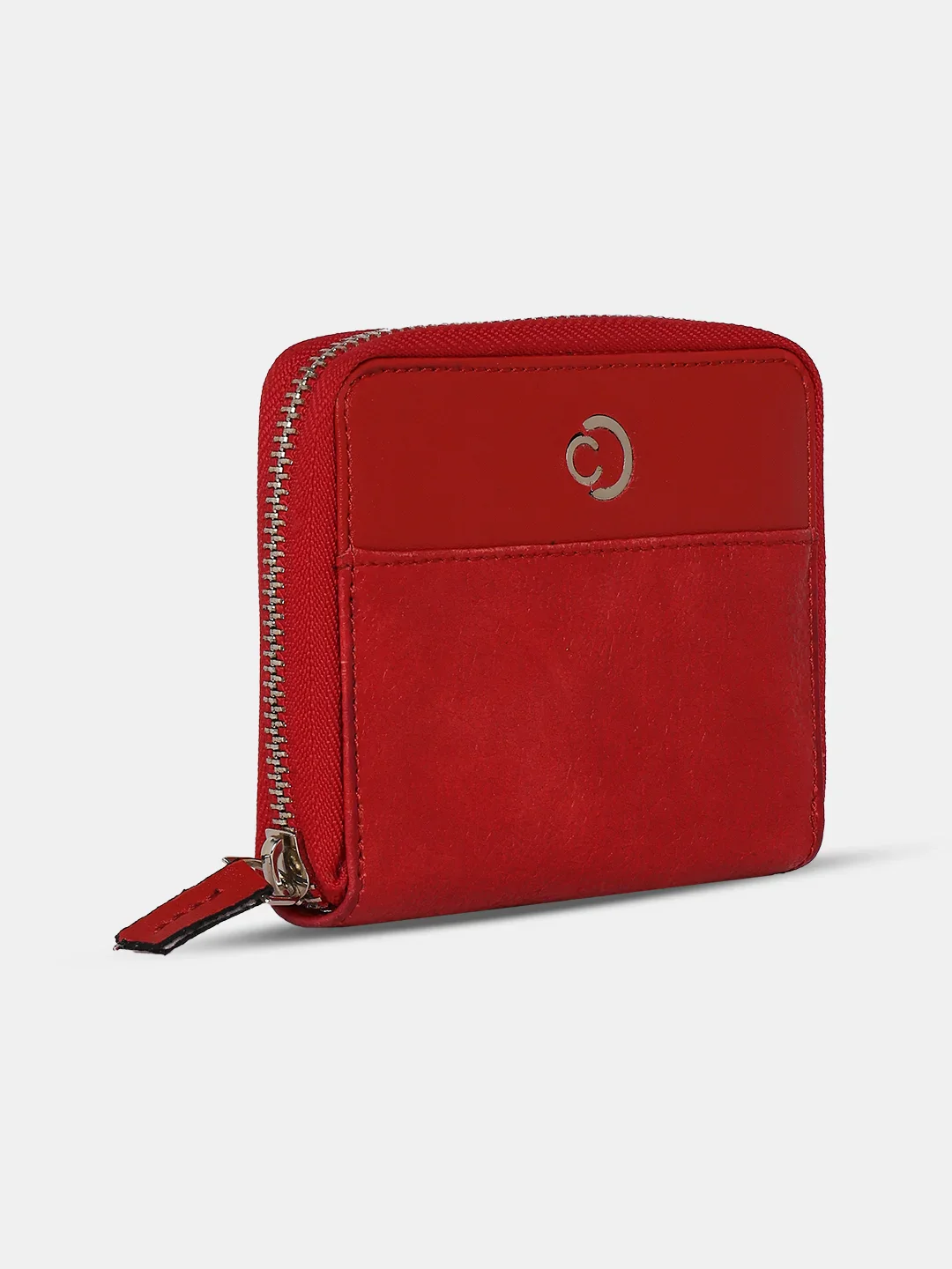 Caprese Olivia Small Red Zip Around Wallet - Image 4