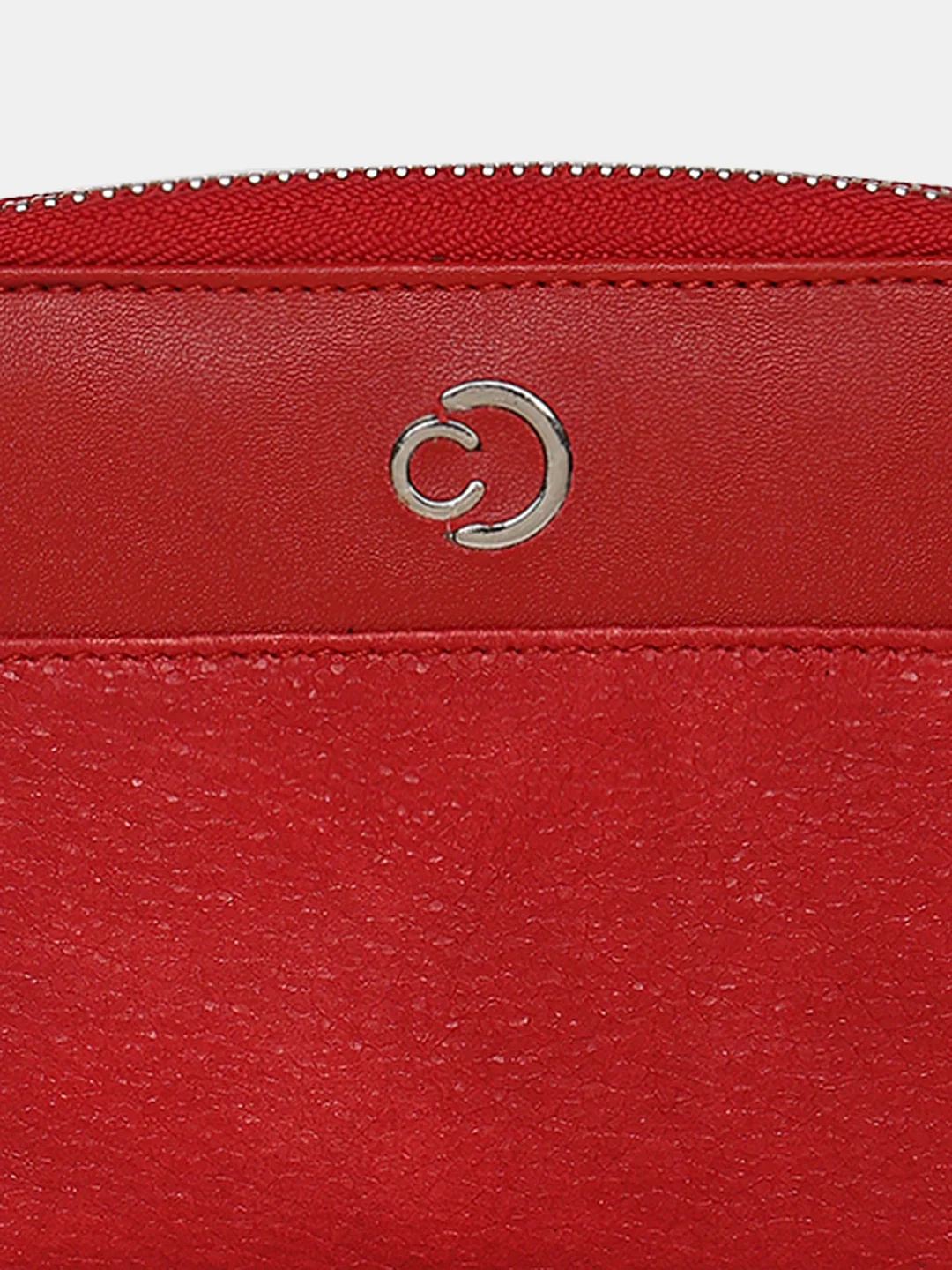 Caprese Olivia Small Red Zip Around Wallet - Image 6