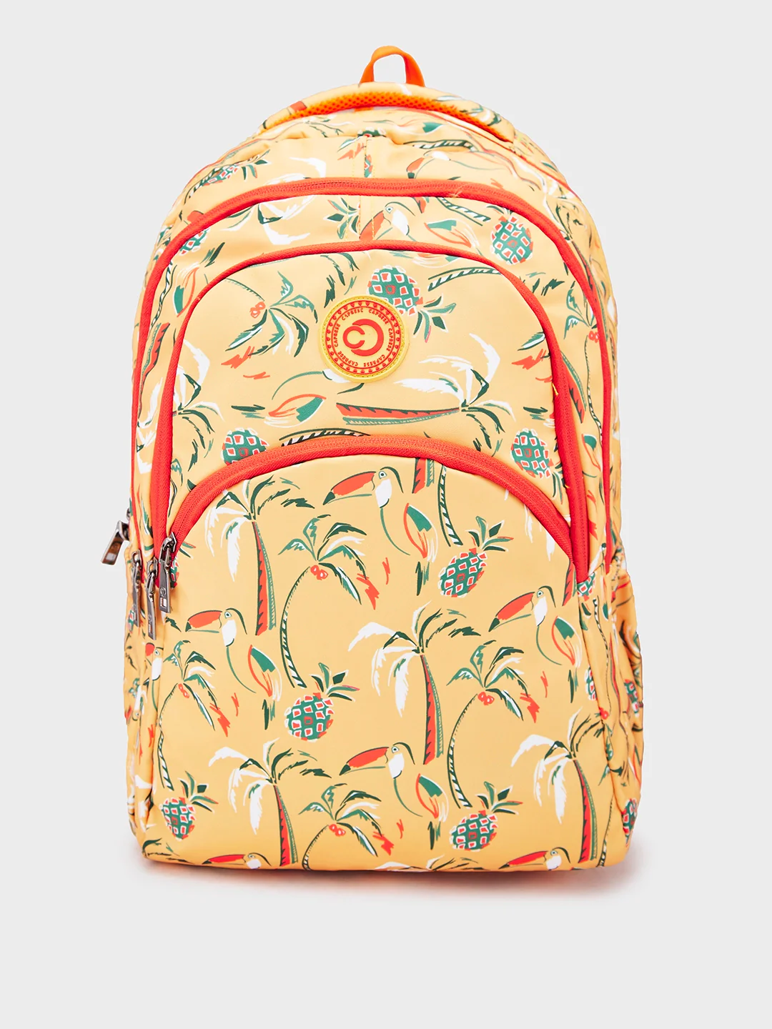 Caprese Olivia Xl Yellow Laptop Backpack