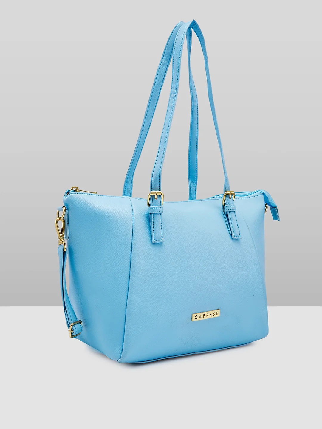 Caprese Opium Medium Blue Satchel Bag - Image 6
