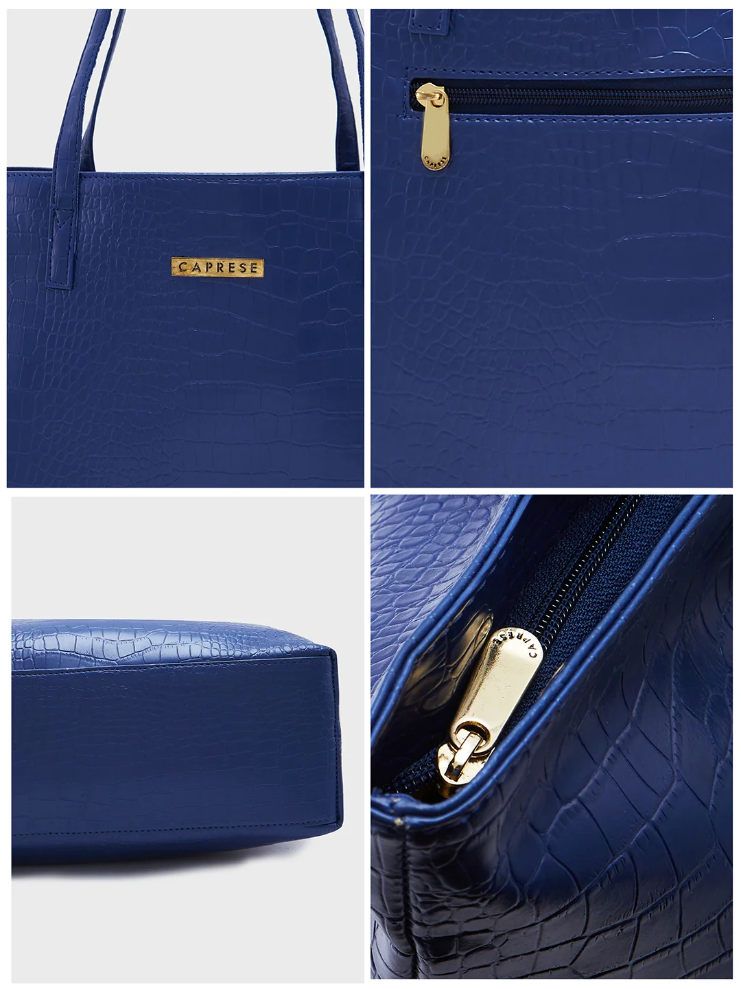 Caprese Oprah Large Navy Tote Bag - Image 12