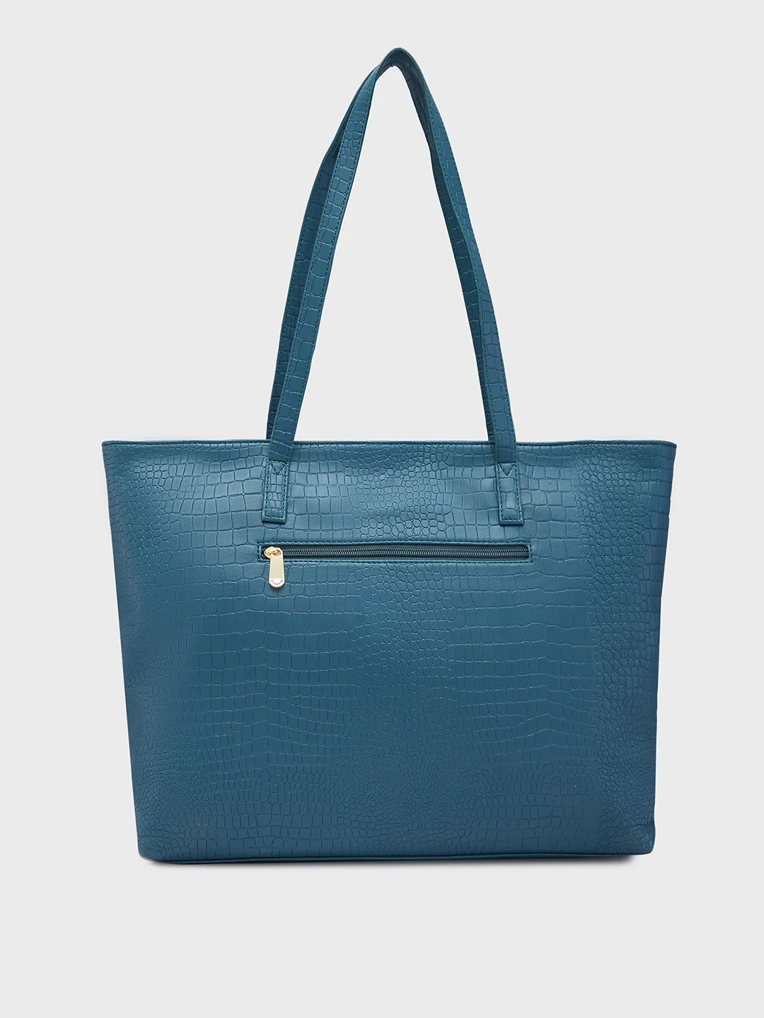 Caprese Oprah Large Teal Tote Bag - Image 5