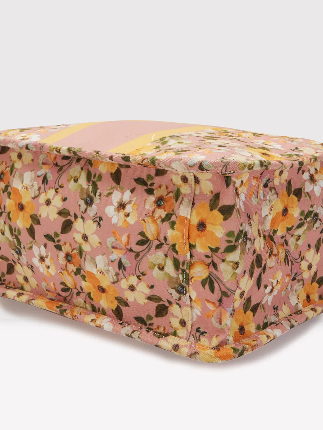 Caprese Orchid Large Yellow Tote Bag - Image 9