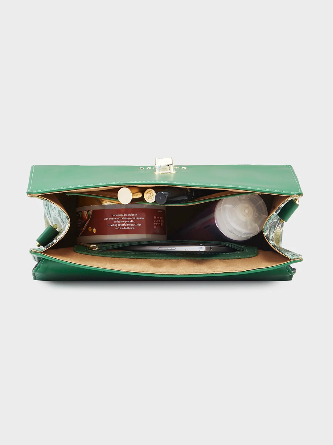 Caprese Oriana Medium Dark Green Sling Bag - Image 8