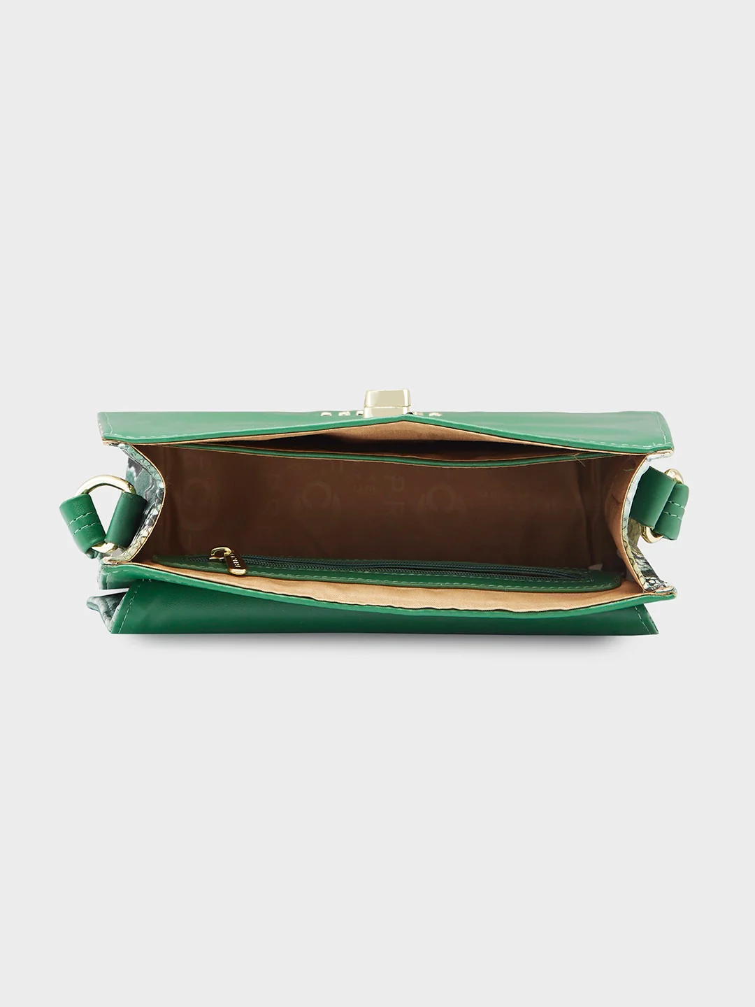 Caprese Oriana Small Dark Green Sling Bag - Image 9