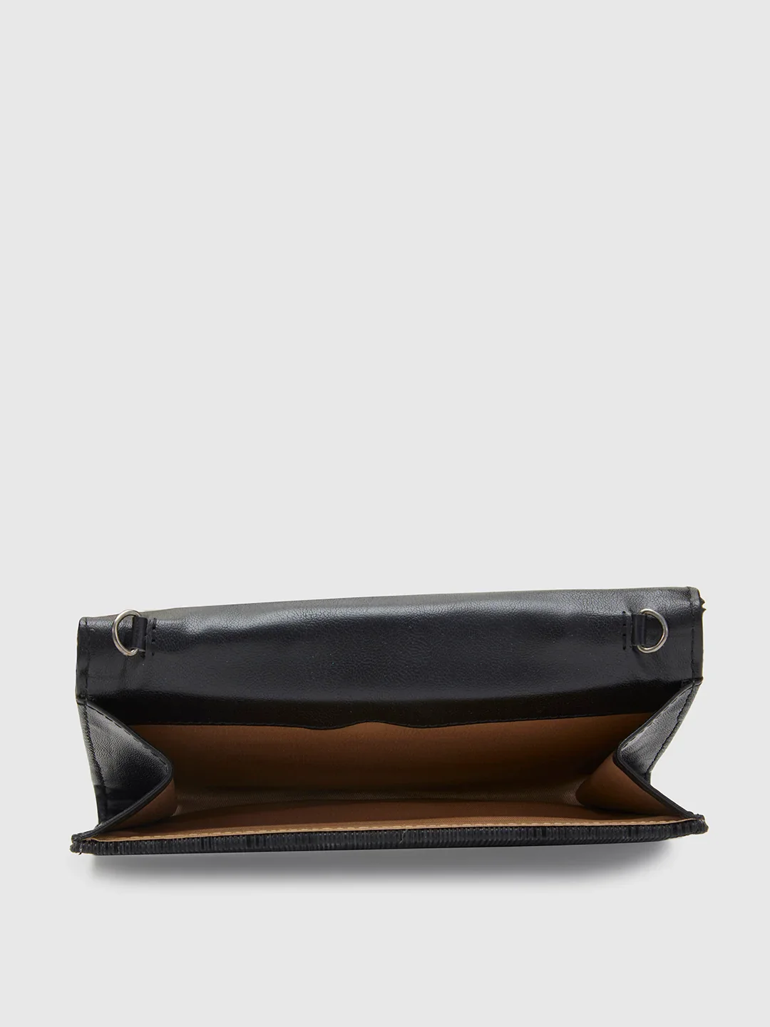 Caprese Party Bluma Medium Black Clutch - Image 9