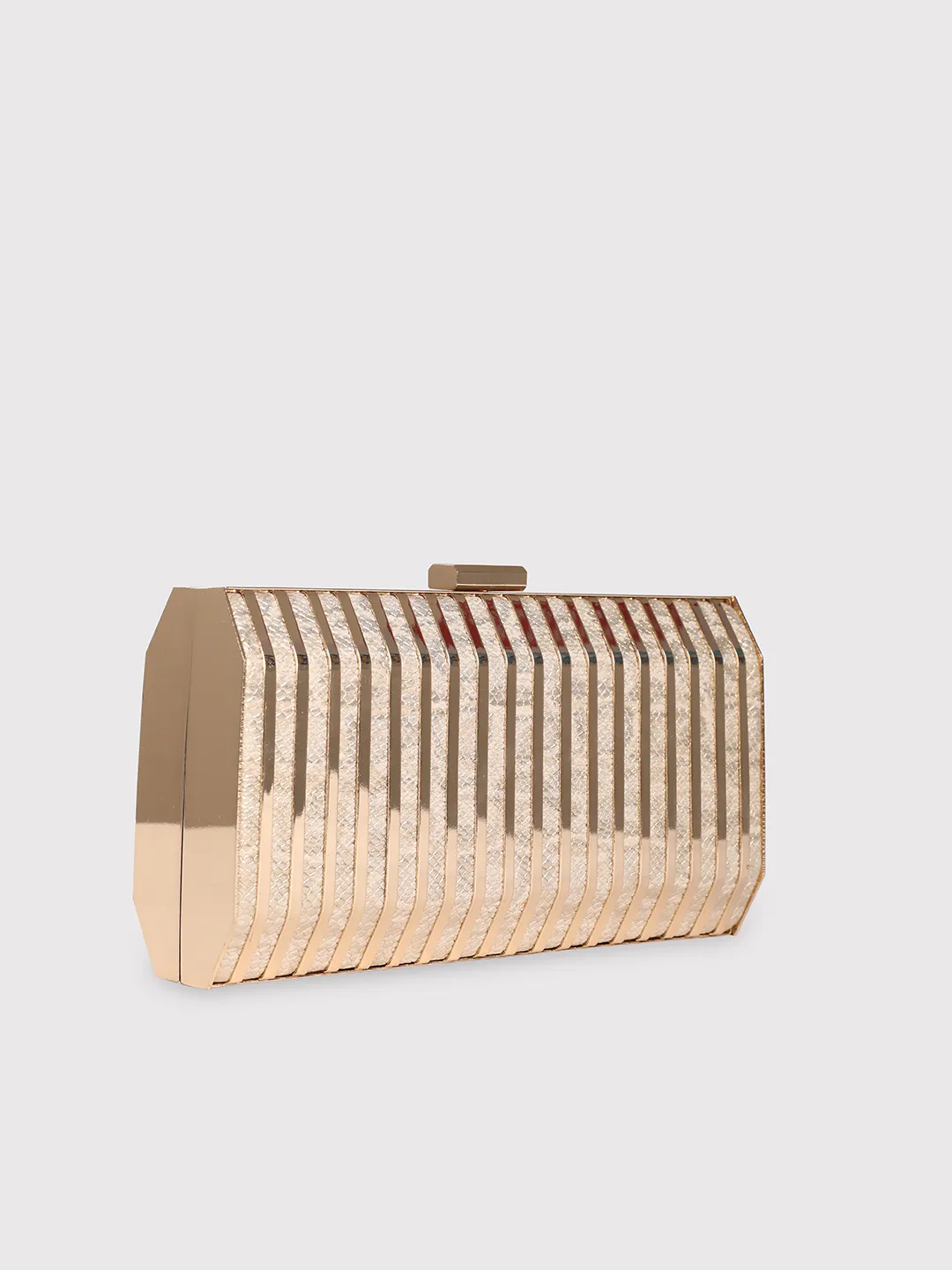 Caprese Party Carly Small Beige Clutch - Image 3