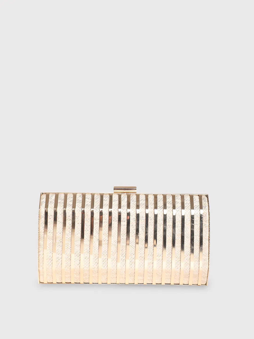 Caprese Party Carly Small Beige Clutch - Image 4