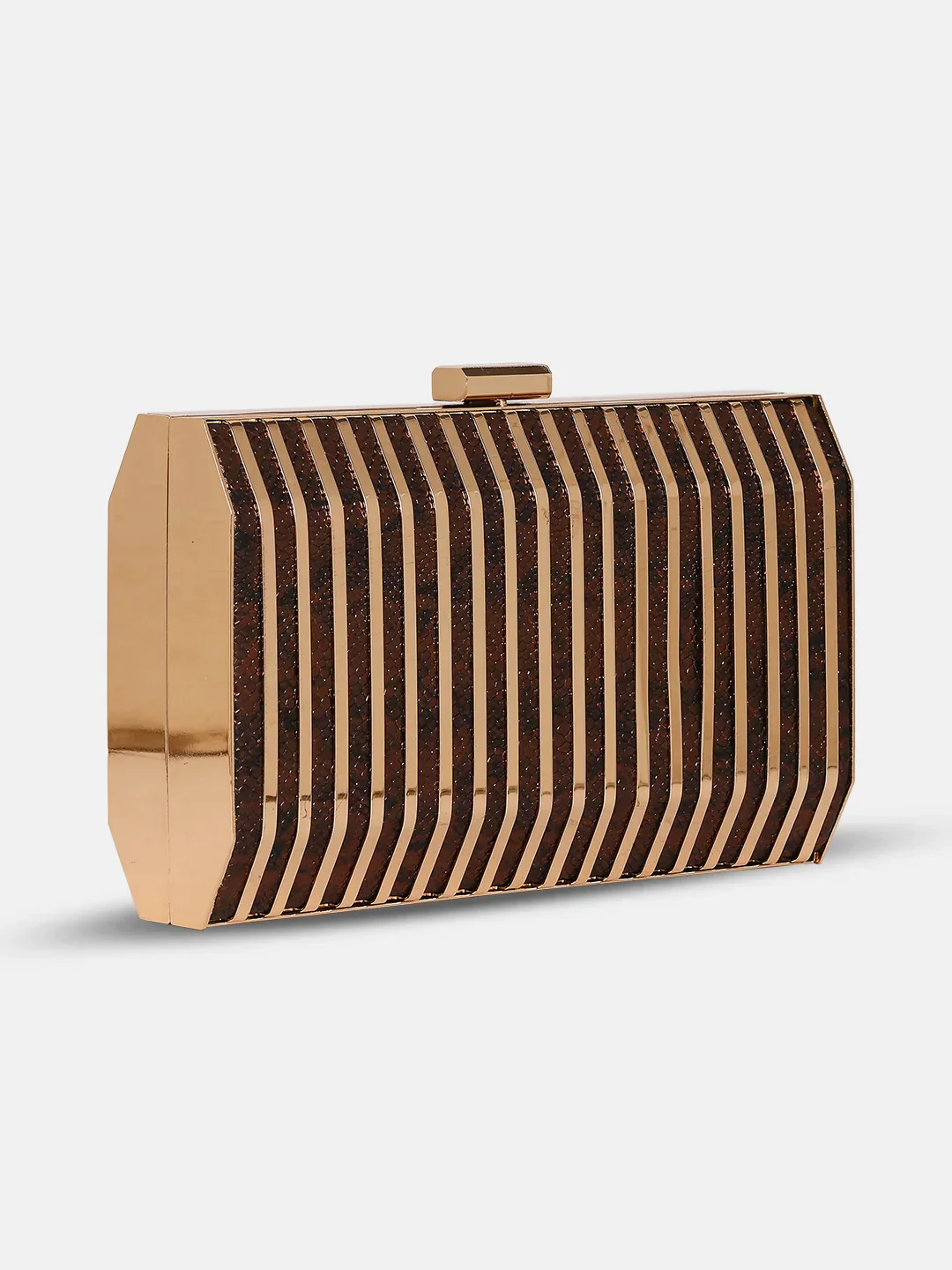 Caprese Party Carly Small Brown Clutch - Image 4