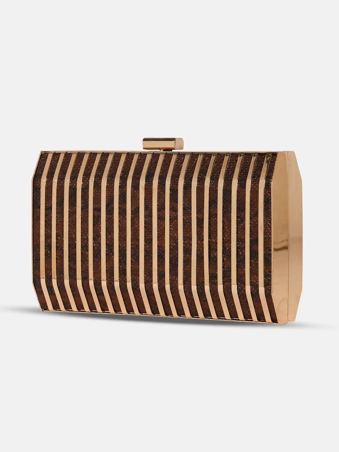 Caprese Party Carly Small Brown Clutch - Image 5