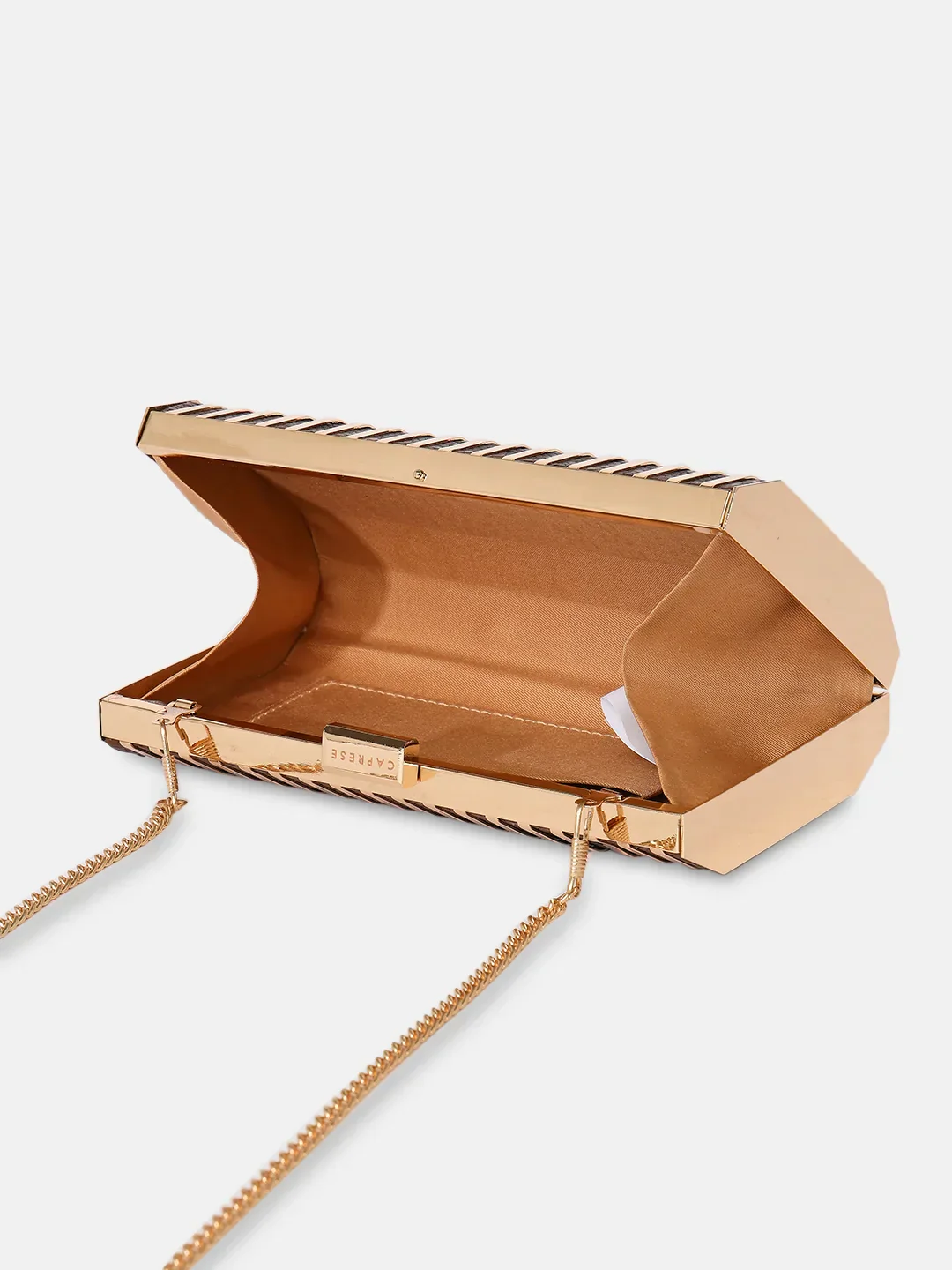 Caprese Party Carly Small Brown Clutch - Image 9