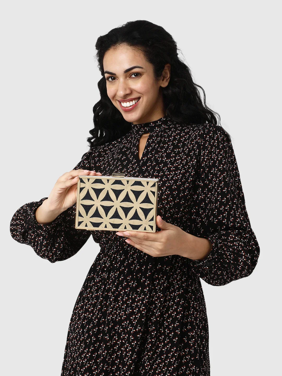 Caprese Party Junie Small Navy Clutch - Image 3