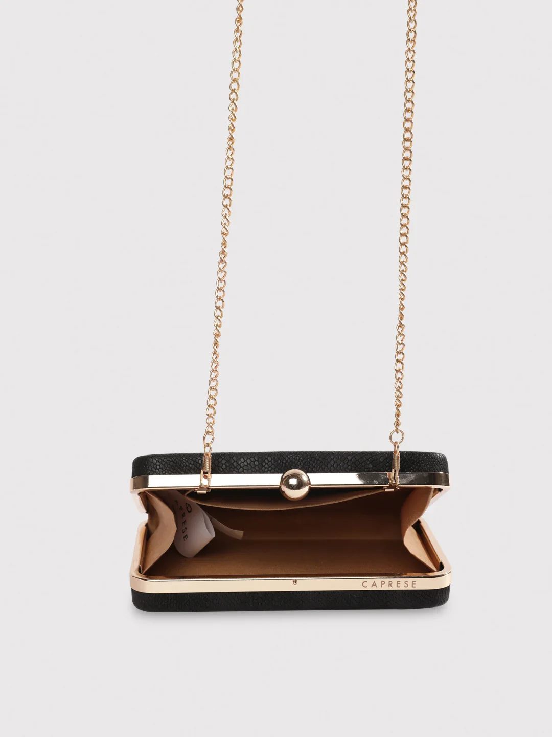 Caprese Party Lillie Medium Black Clutch - Image 11