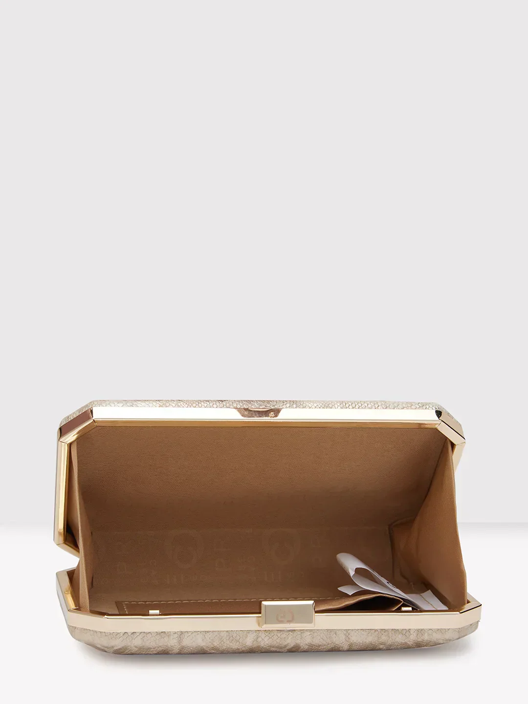 Caprese Party Merle Medium Beige Clutch - Image 10