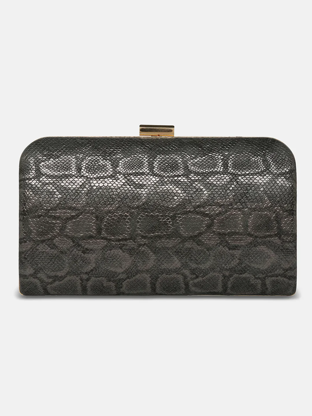 Caprese Party Teirra Medium Gunmetal Clutch - Image 6