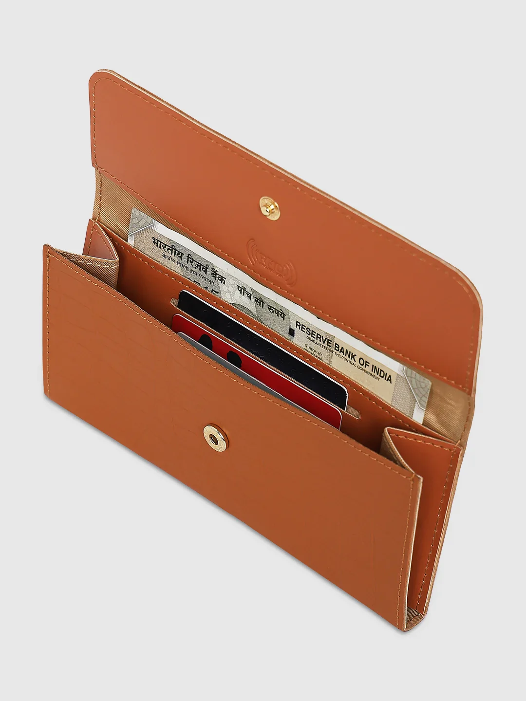 Caprese Paula Medium Tan Wallet - Image 9