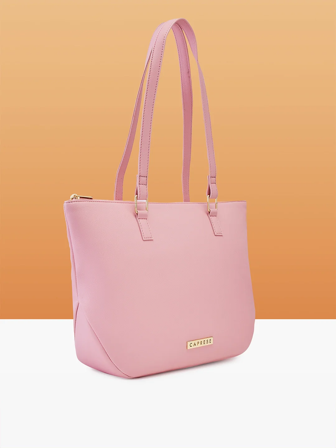 Caprese Pavel Medium Dull Pink Tote Bag - Image 6