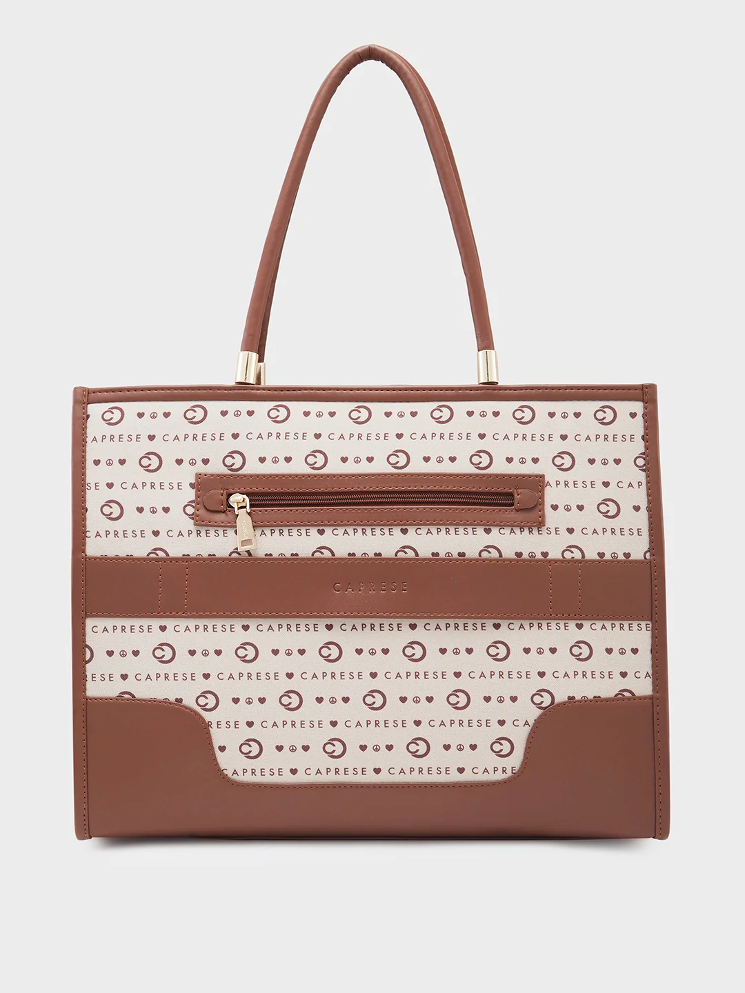 Caprese Peace Large Cream Tote Bag - Image 3