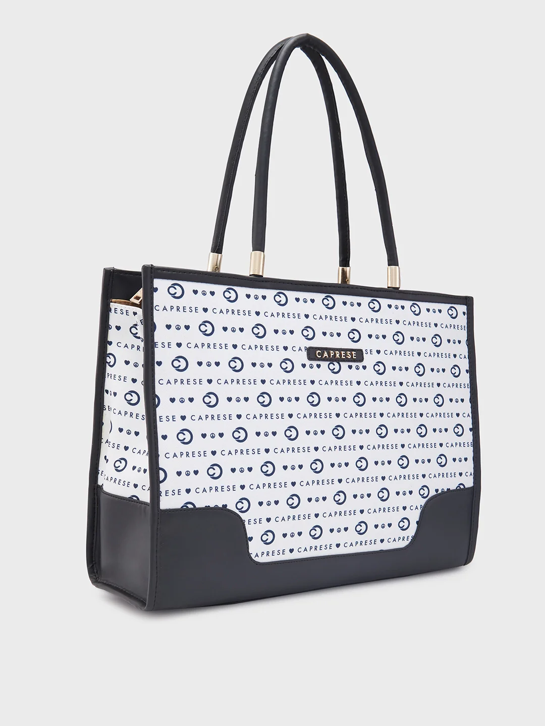 Caprese Peace Large Light Grey Tote Bag - Image 4