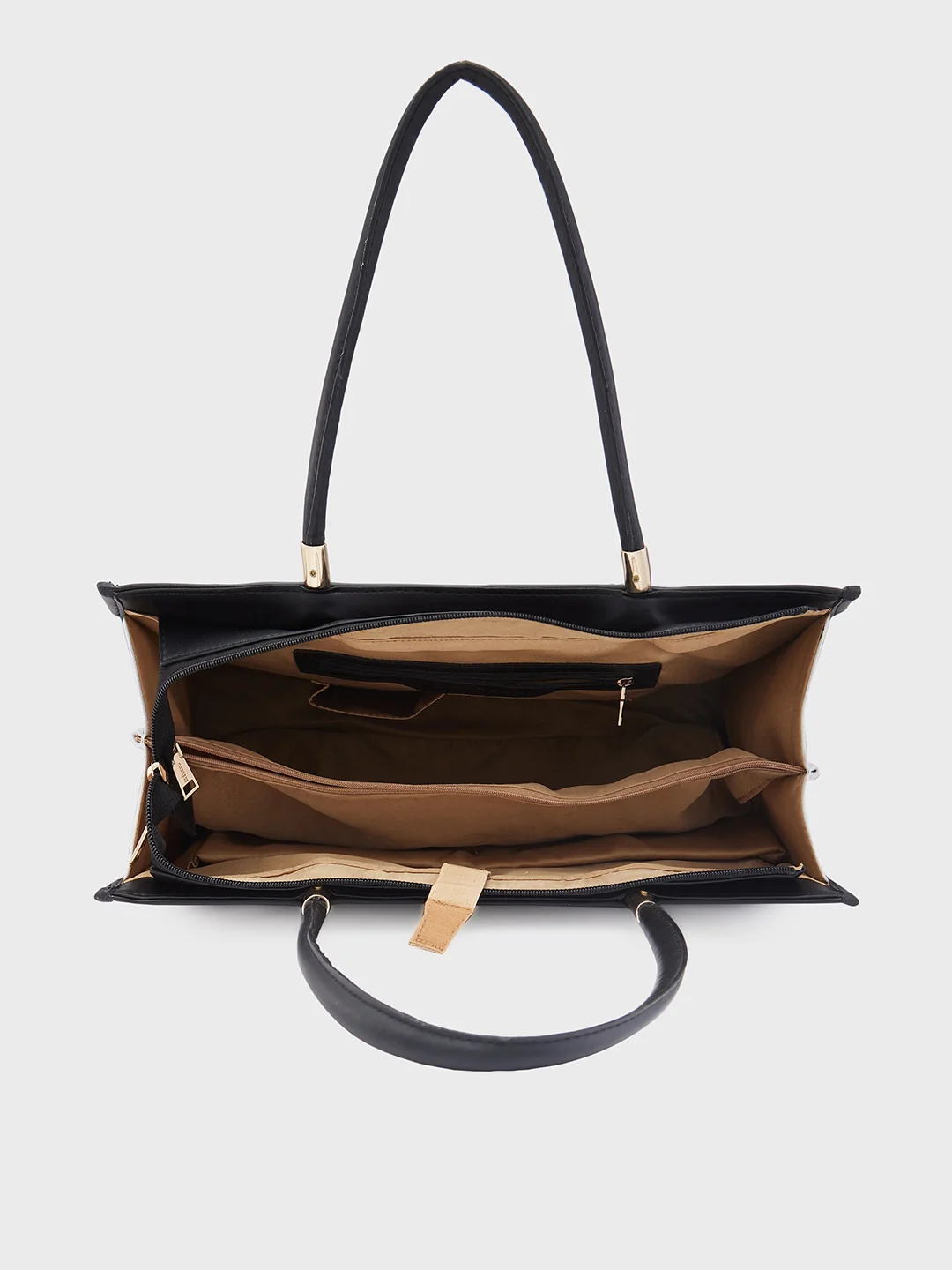 Caprese Peace Large Light Grey Tote Bag - Image 9
