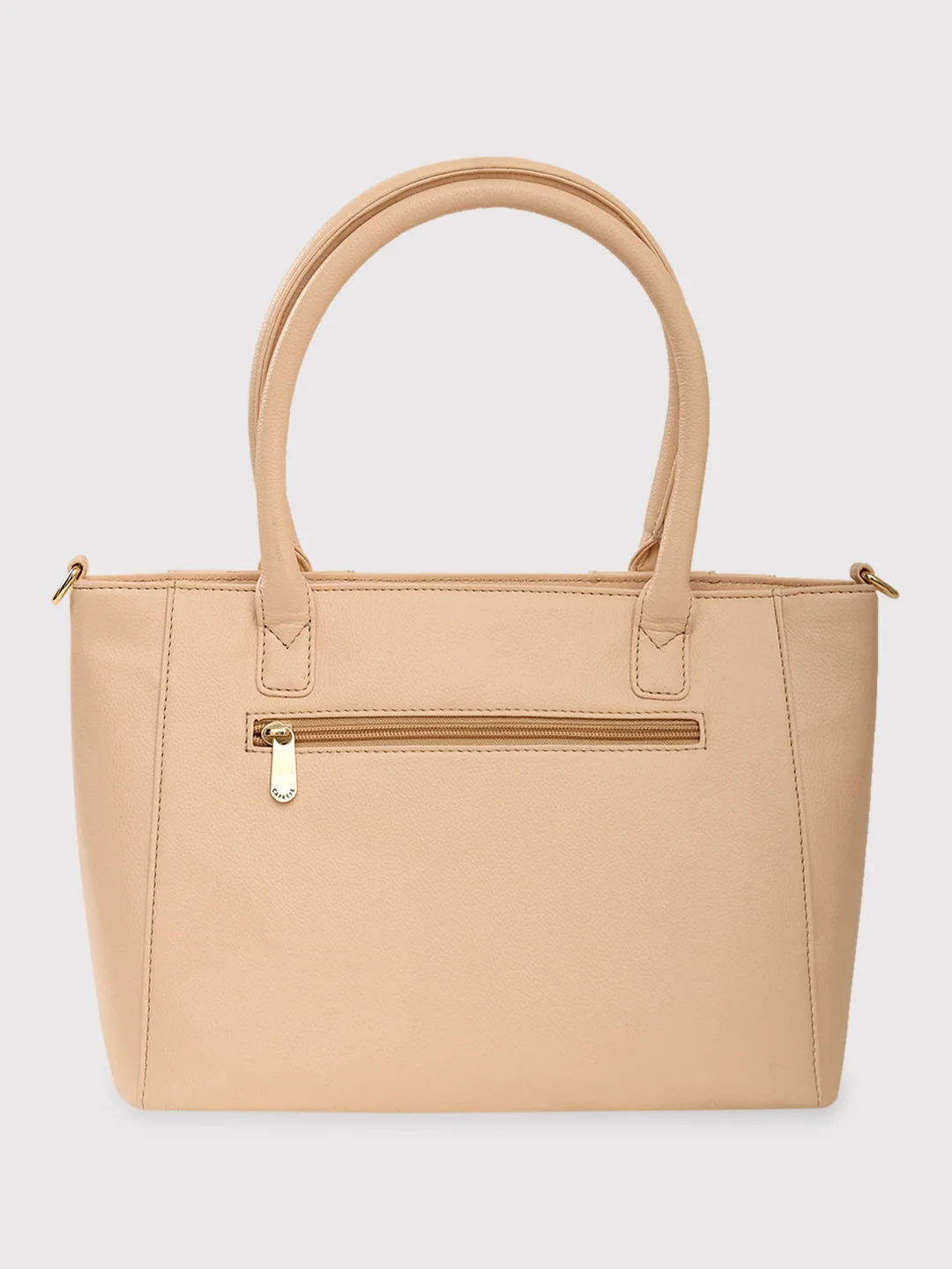 Caprese Peach Medium Beige Tote Bag - Image 7