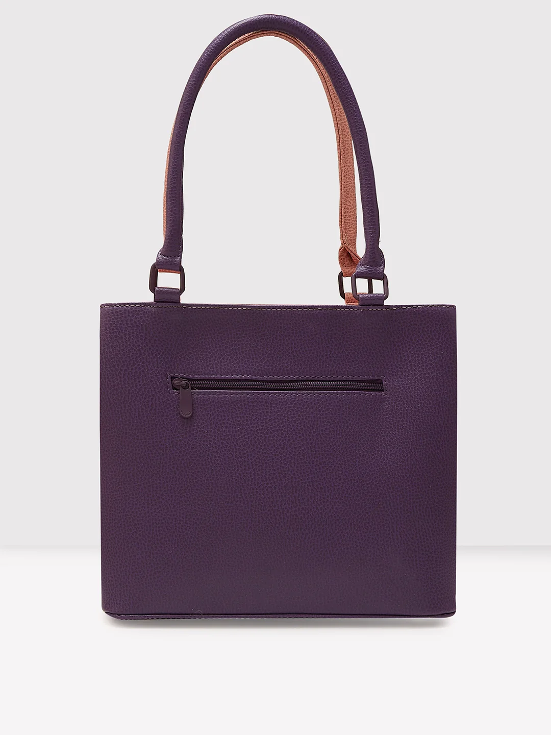 Caprese Pebble Medium Blush Grape Tote Bag - Image 3