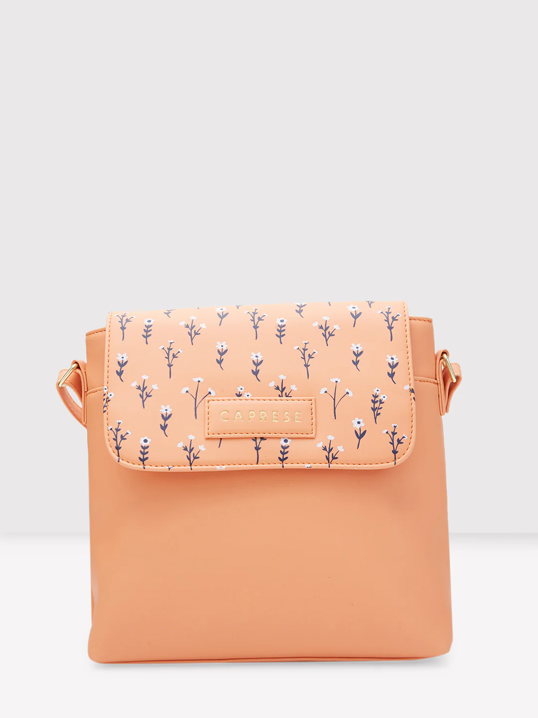 Caprese Pensa Small Coral Sling Bag