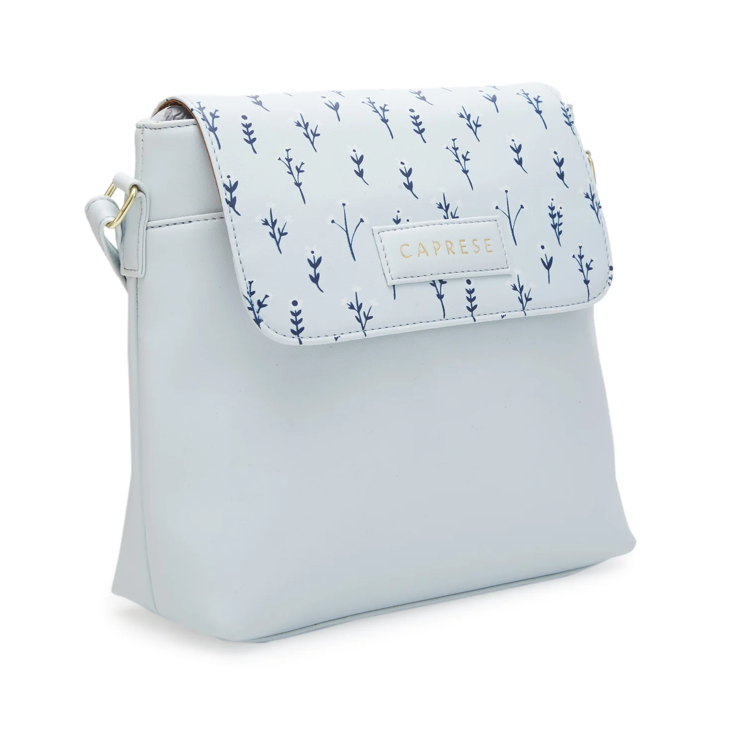 Caprese Pensa Small Light Blue Sling Bag - Image 4
