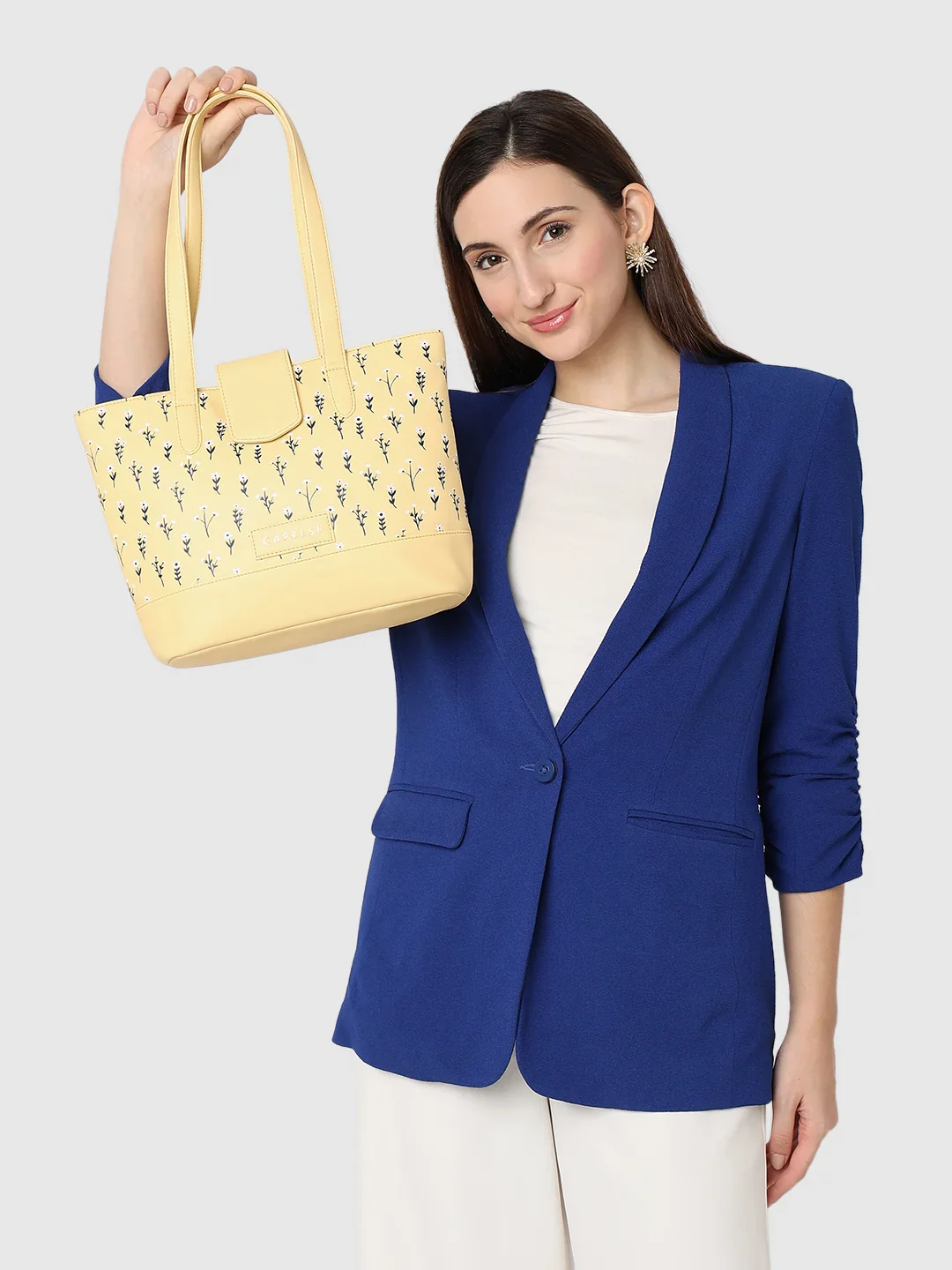 Caprese Pensa Small Mellow Yellow Tote Bag - Image 2