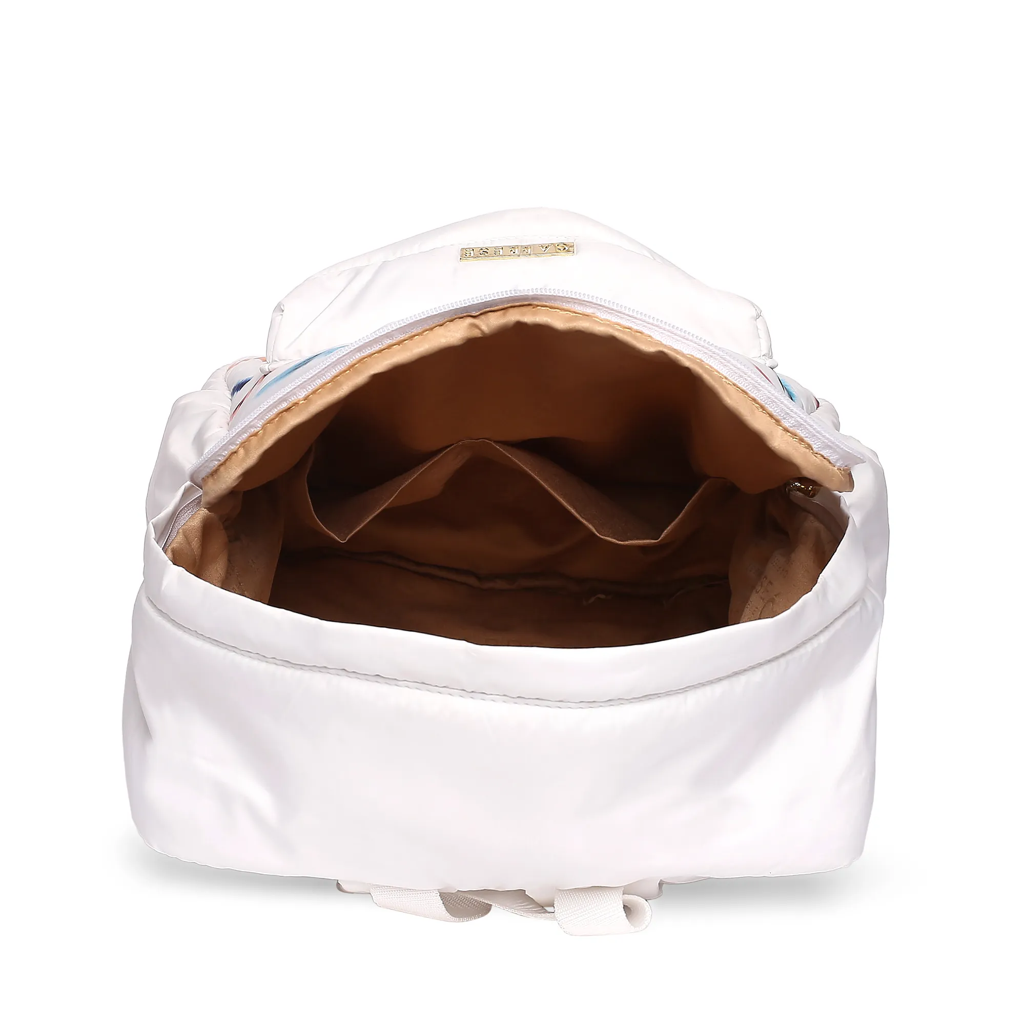 Caprese Pepper Medium Cream Laptop Backpack - Image 8