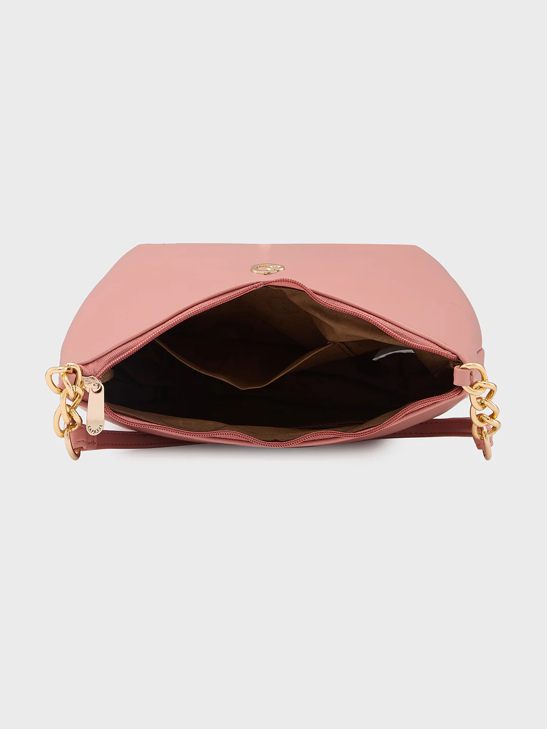 Caprese Perline Medium Blush Baguatte Bag - Image 10