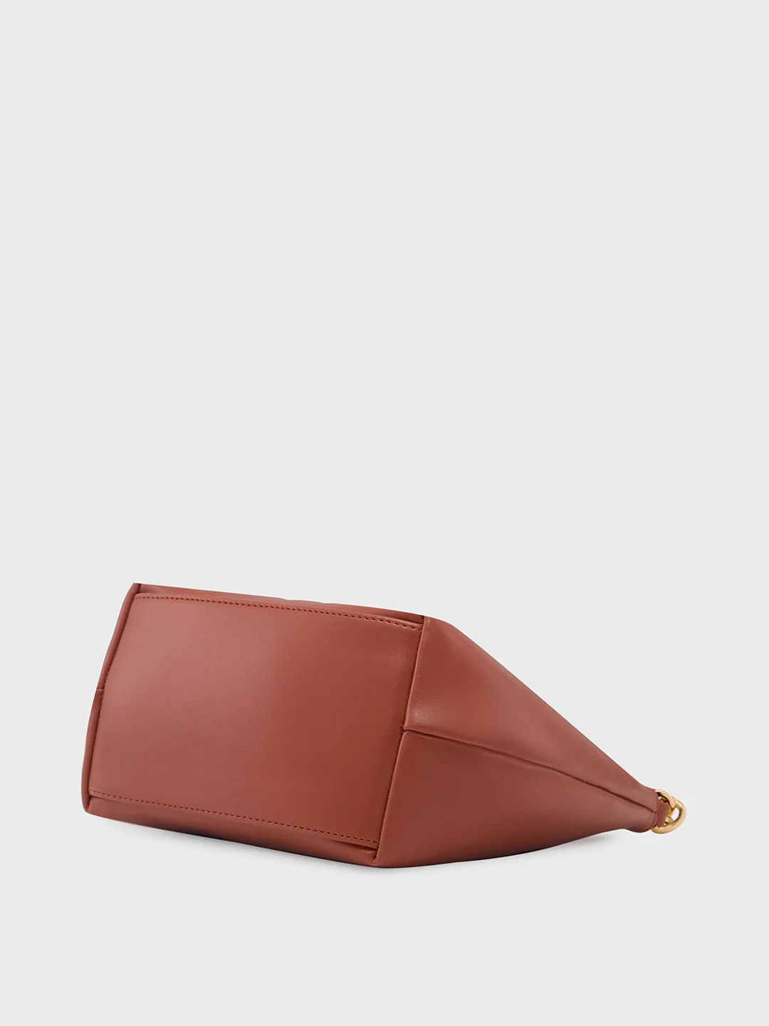 Caprese Perline Medium Tan Baguatte Bag - Image 6