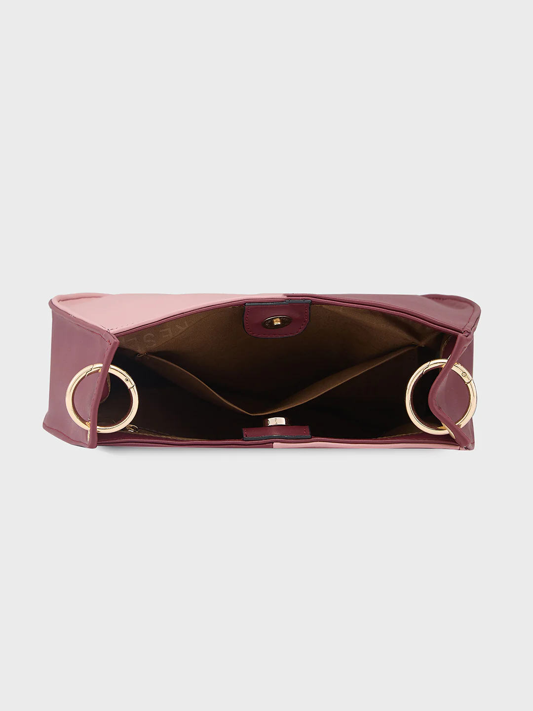 Caprese Perline Small Burgundy Hobo Bag - Image 10