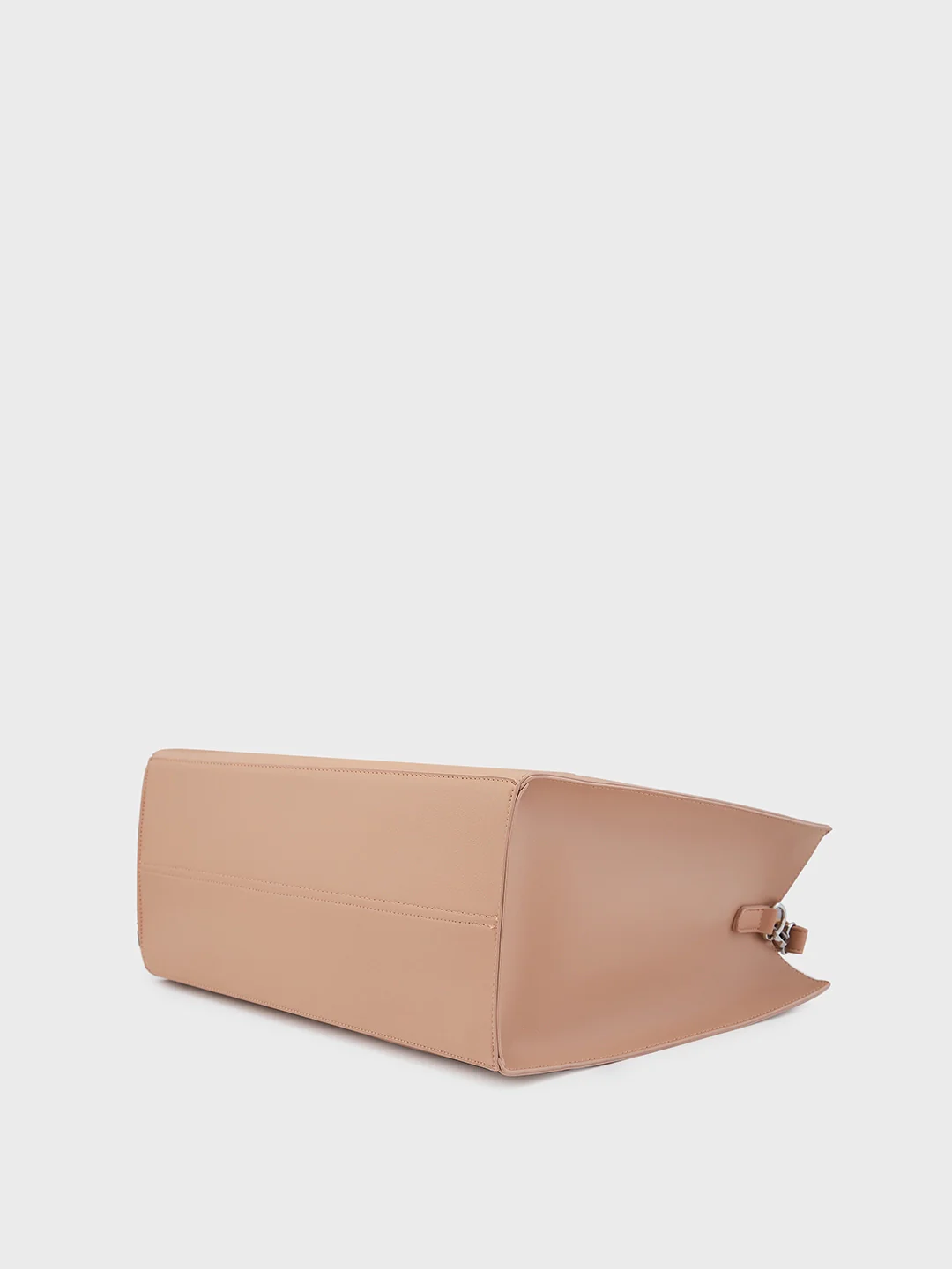 Caprese Pink Cloud Large Brown Tote Bag - Image 6