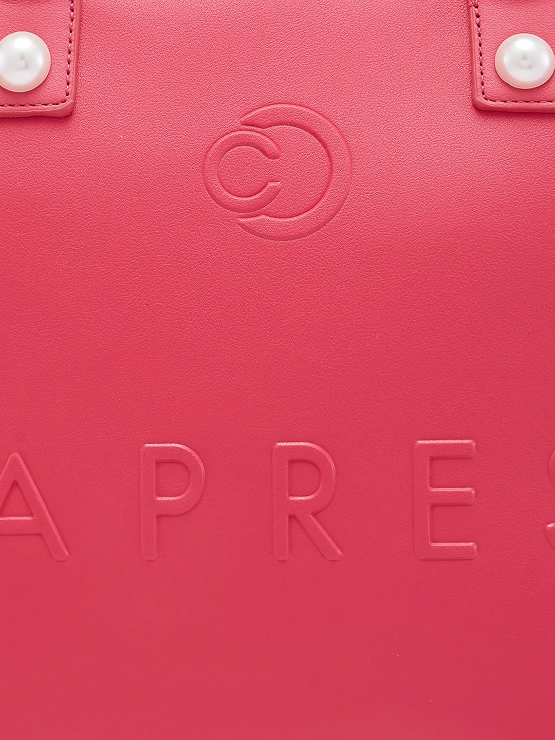 Caprese Pink Cloud Large Pink Tote Bag - Image 9