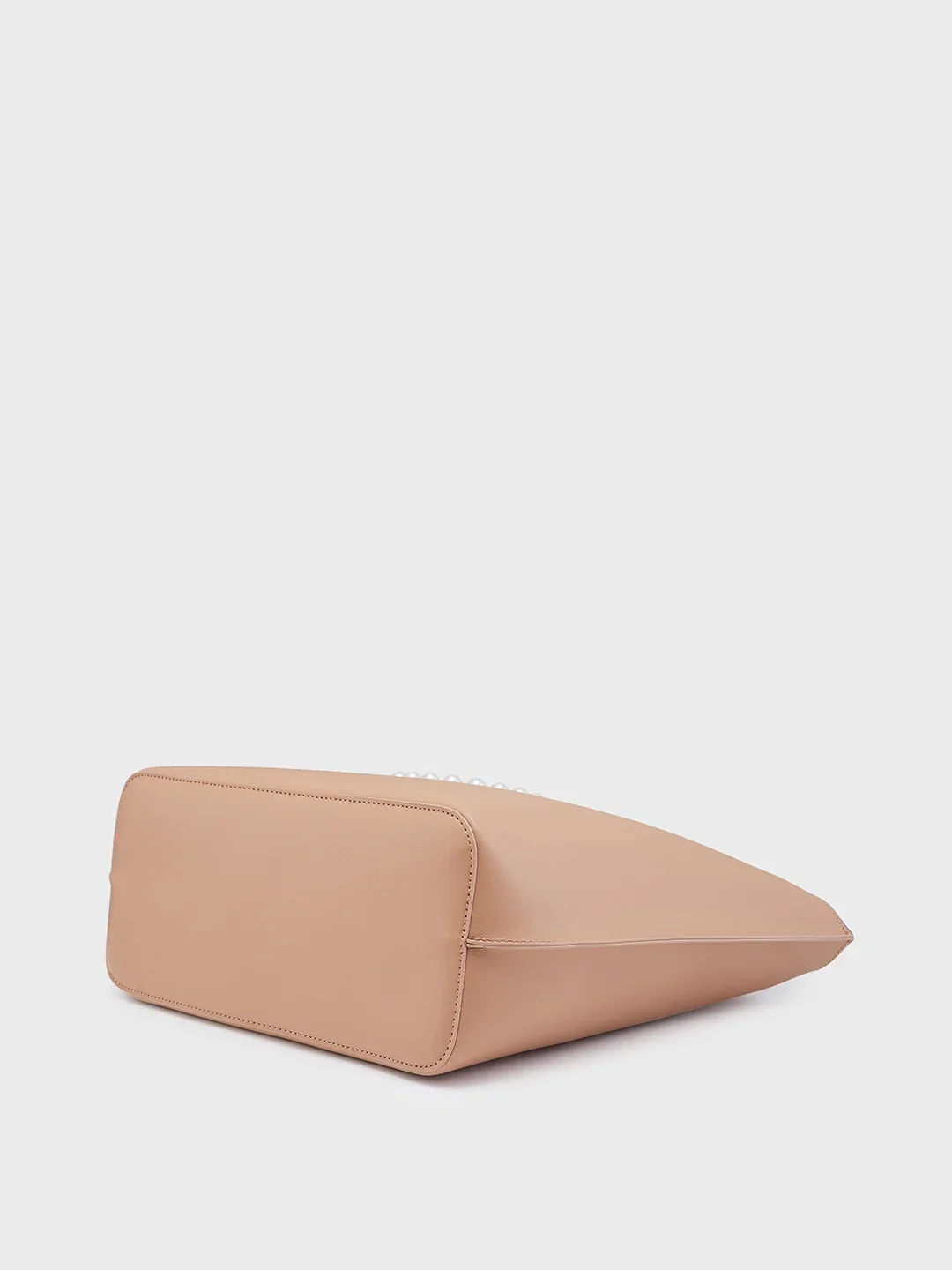 Caprese Pink Cloud Medium Brown Tote Bag - Image 6