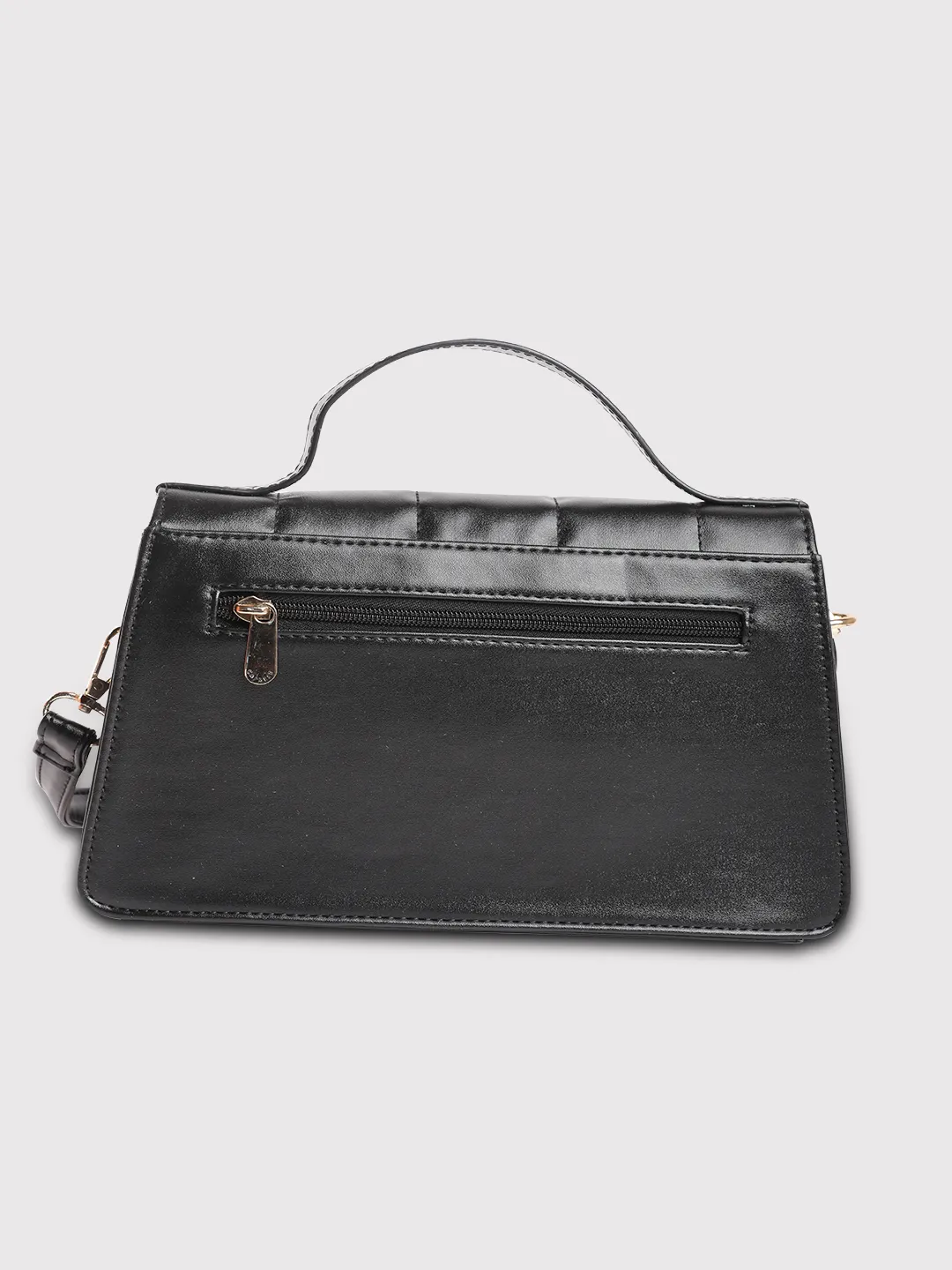 Caprese Poppy Medium Black Sling Bag - Image 4