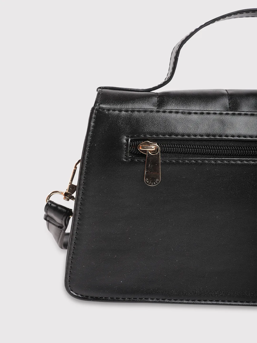 Caprese Poppy Medium Black Sling Bag - Image 5
