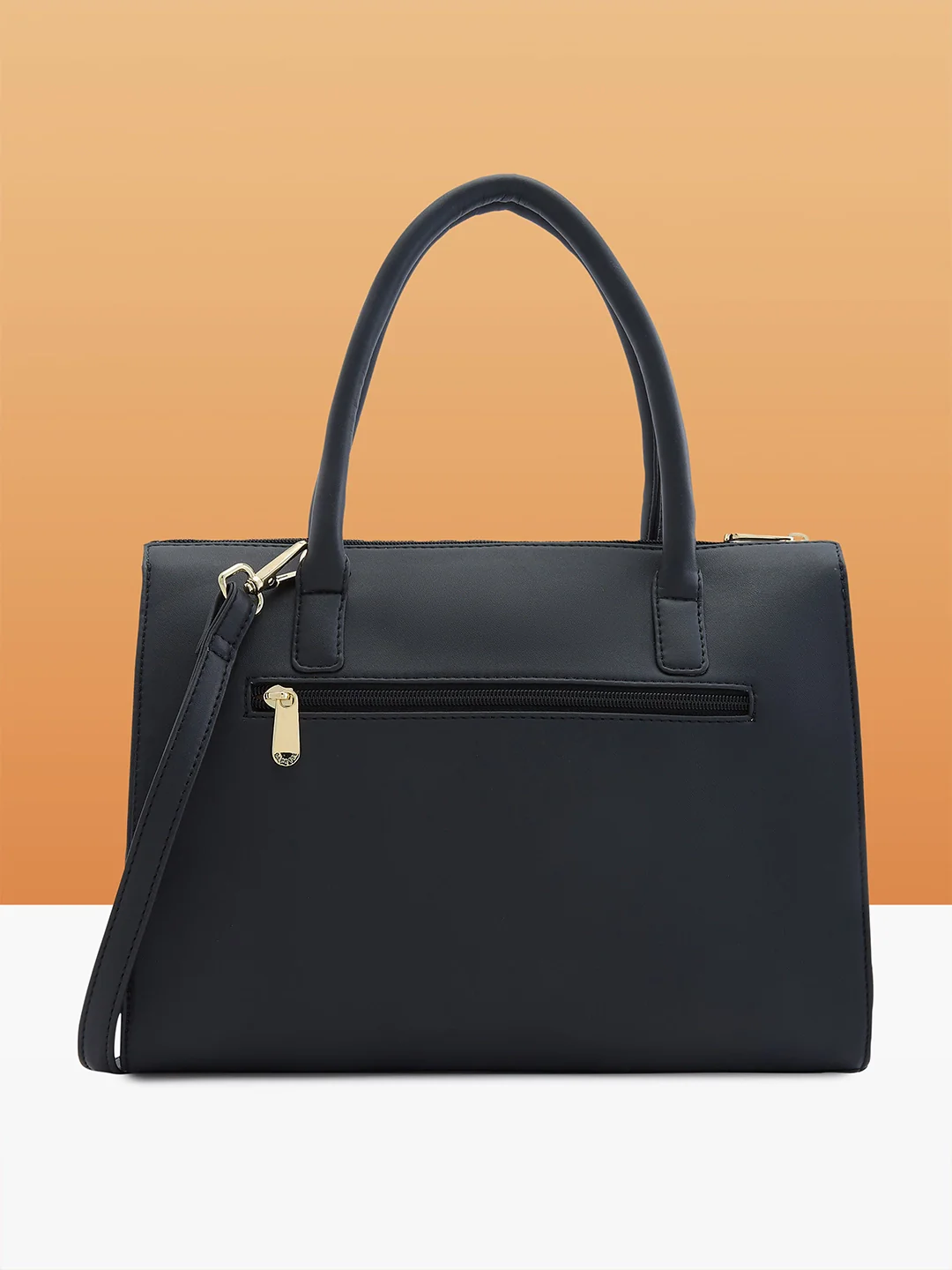 Caprese Poppy Small Black Satchel Bag - Image 4