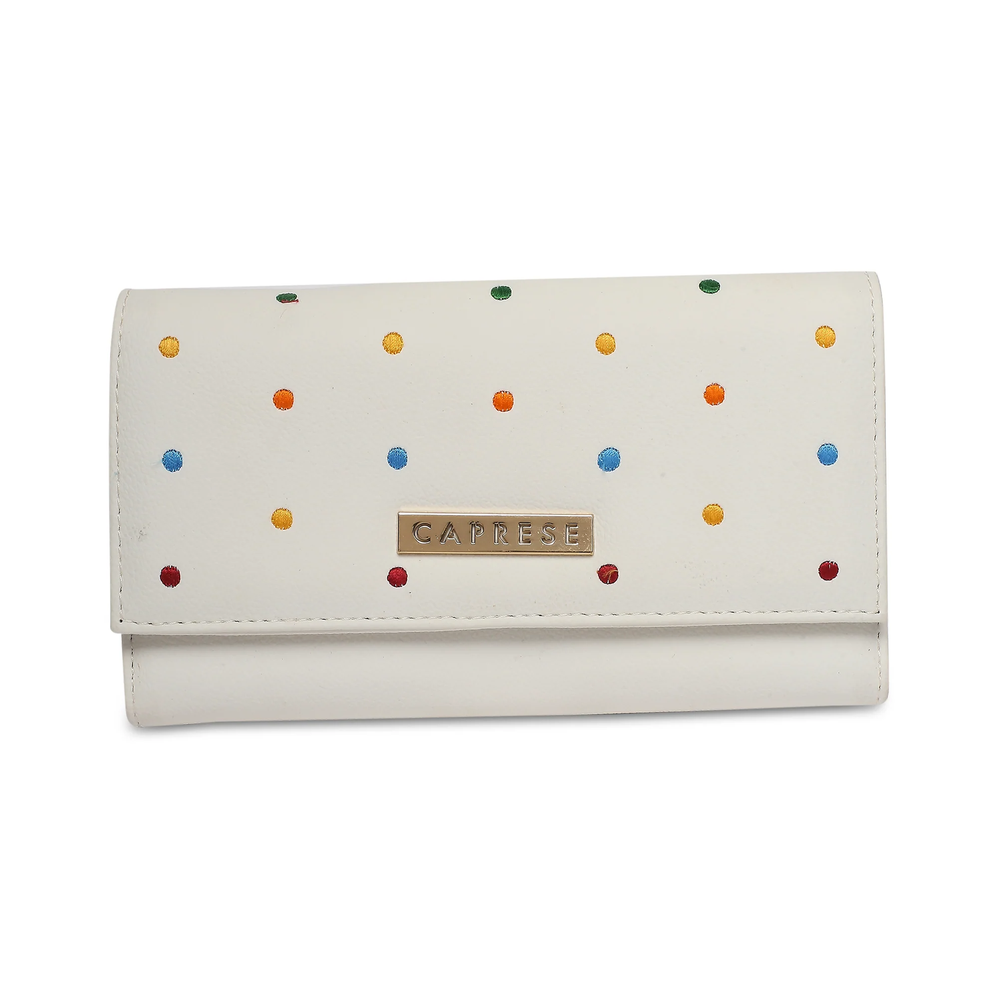 Caprese Popsicle Small Cream Flap Wallet