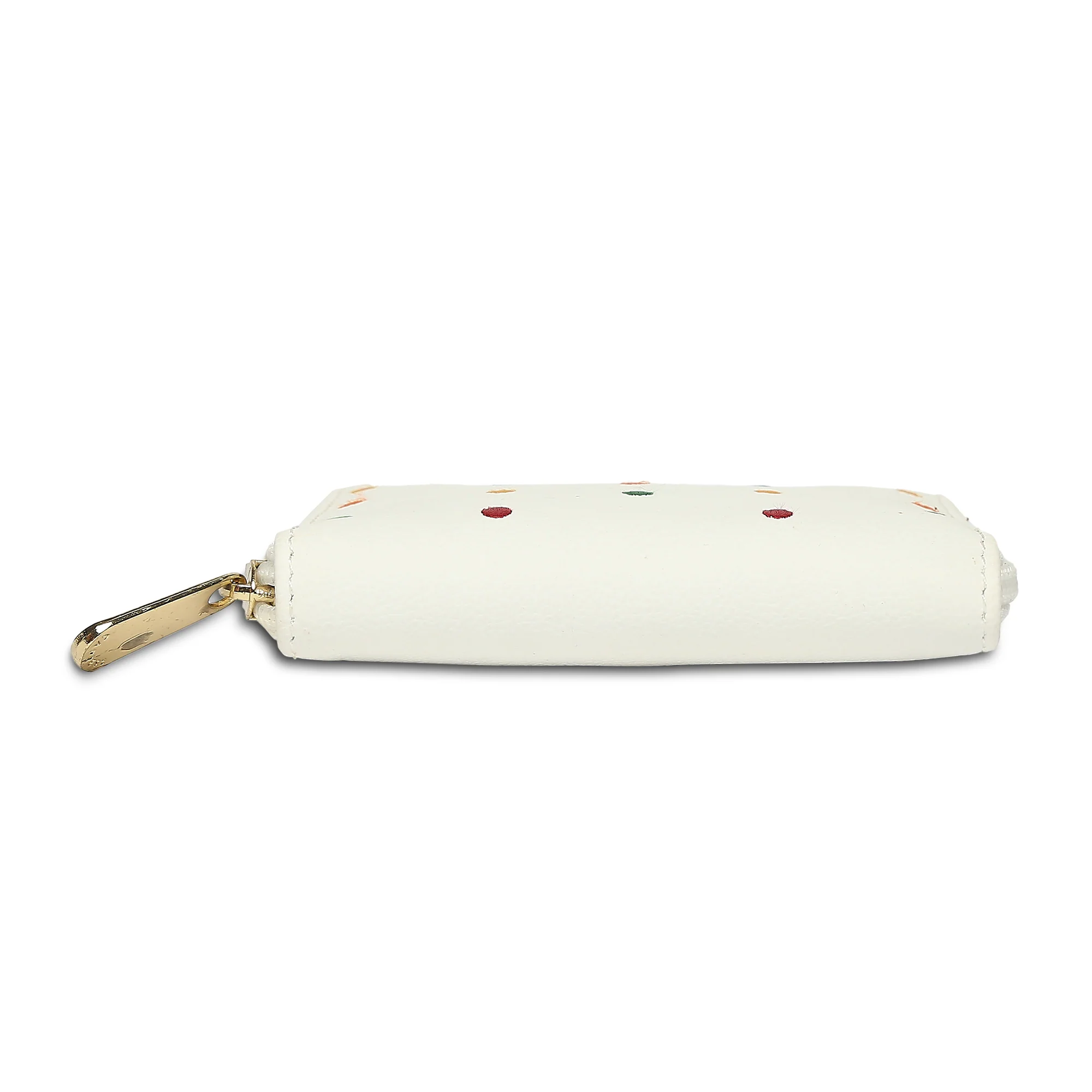 Caprese Popsicle Small Cream Zip Around Wallet - Image 8