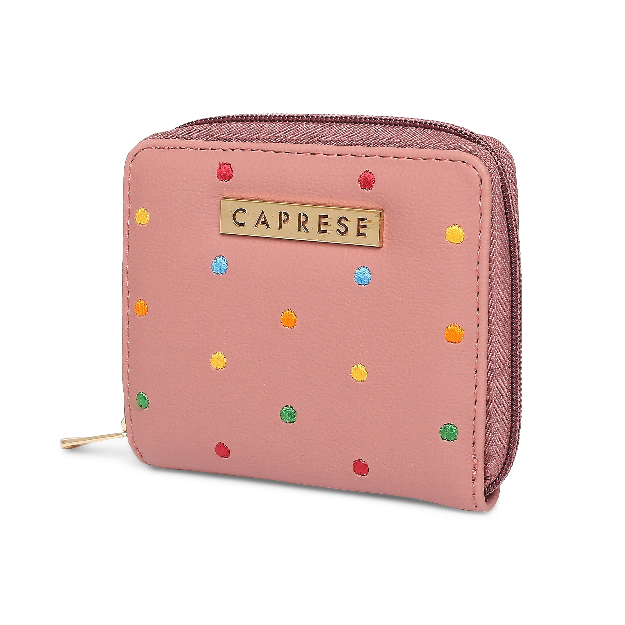 Caprese Popsicle Small Dusty Rose Zip Around Wallet - Image 6
