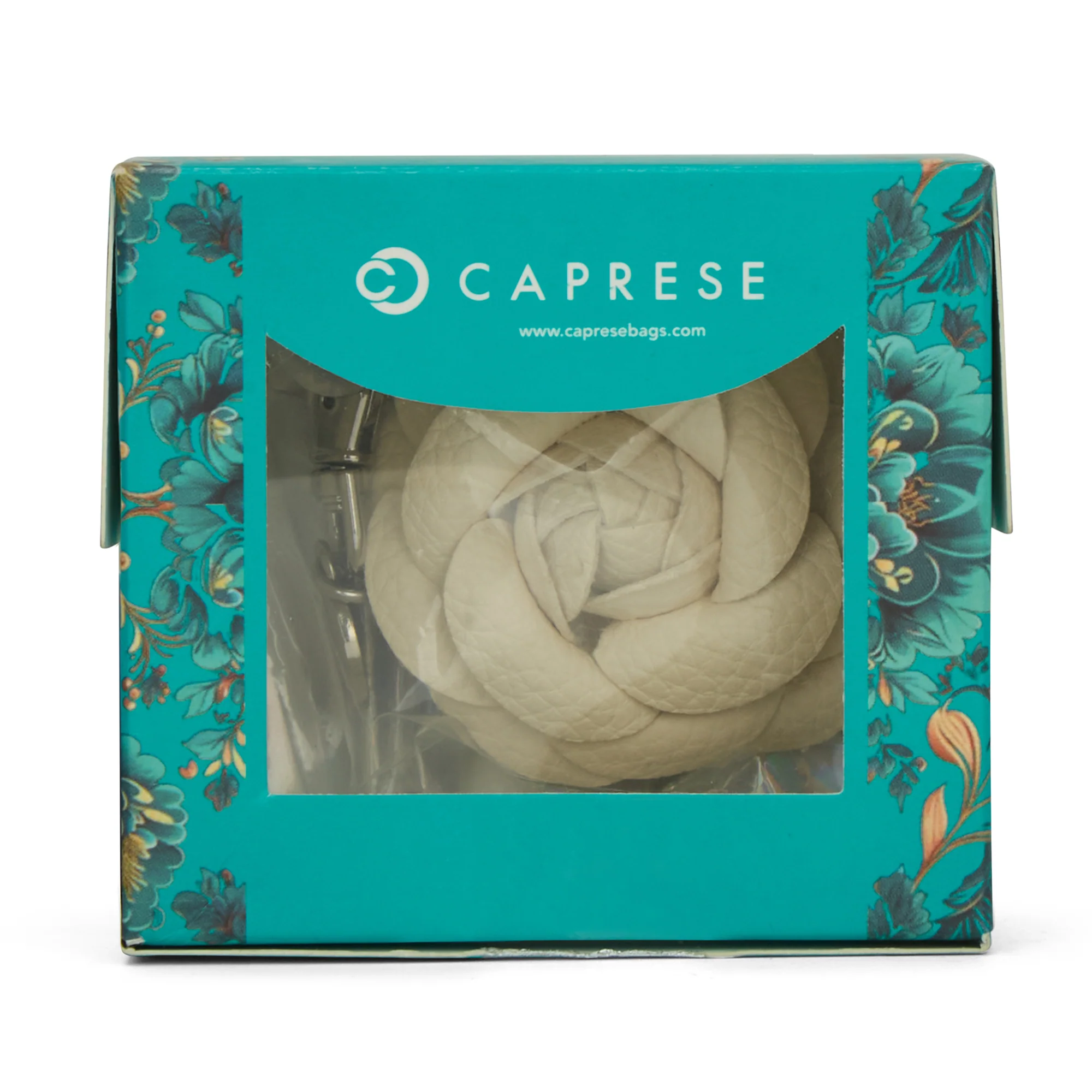 Caprese Rose Purse Hook Small Beige Charm - Image 5