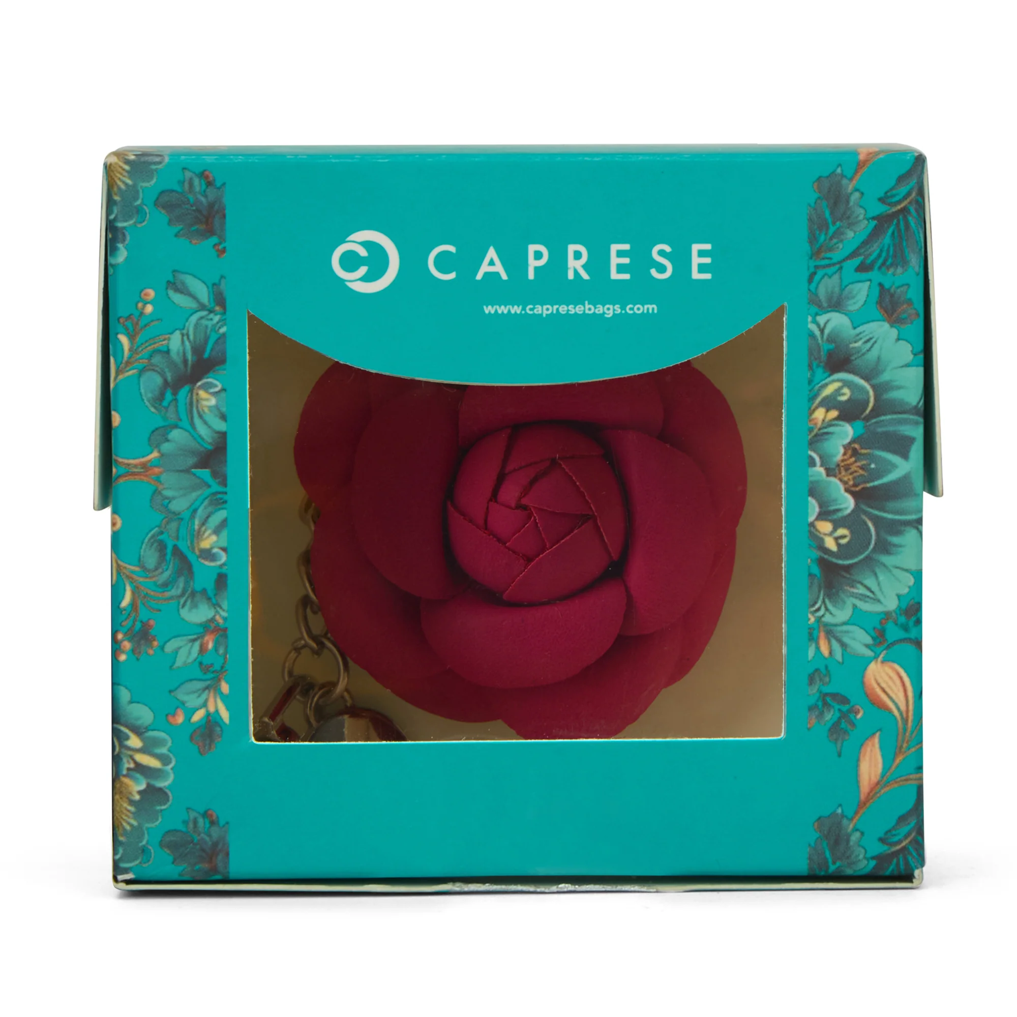 Caprese Rose Purse Hook Small Magenta Charm - Image 5